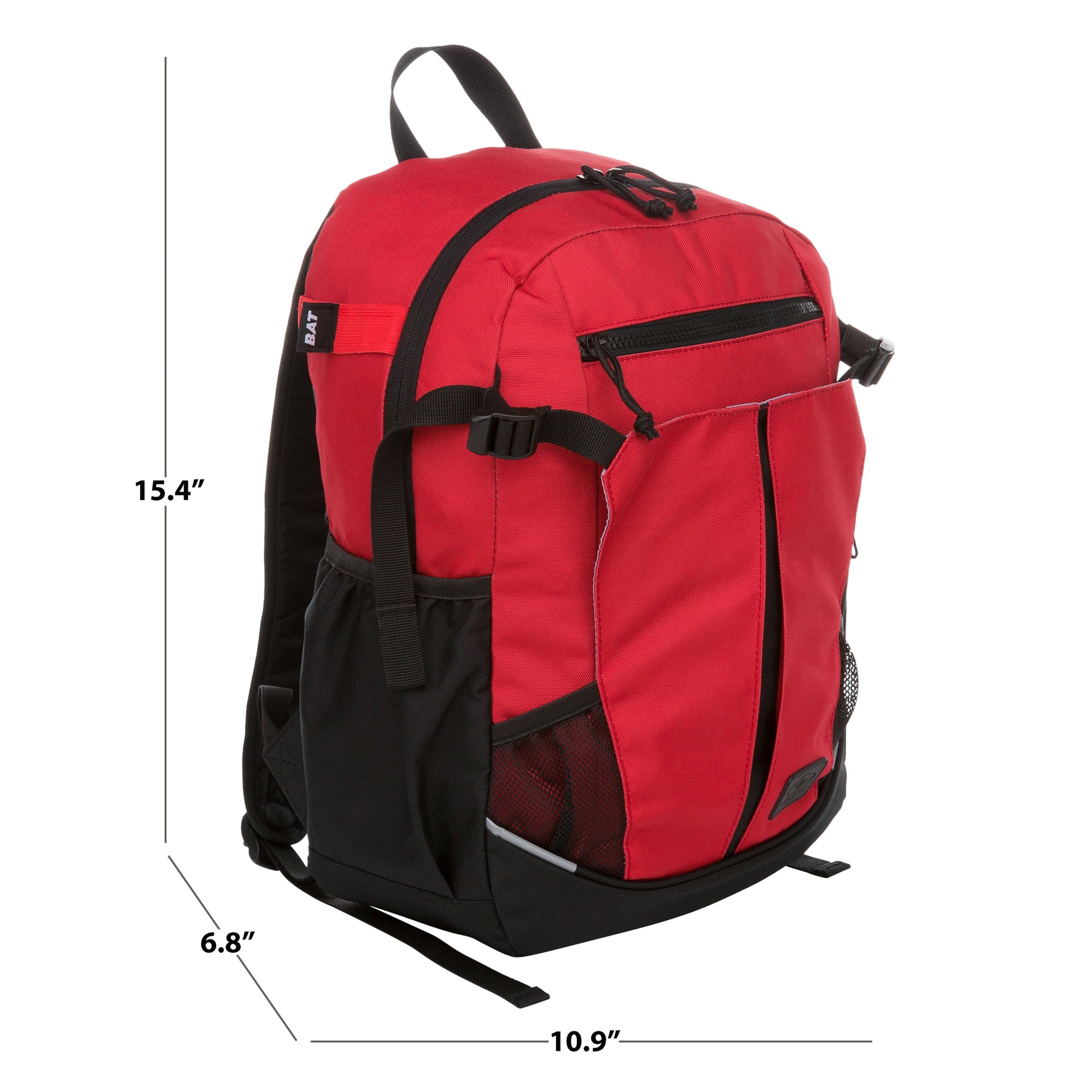 21.5 Liter Red Youth Baseball Equipment Backpack, 1 Sports Bag, 2836AW04-GOBR, New