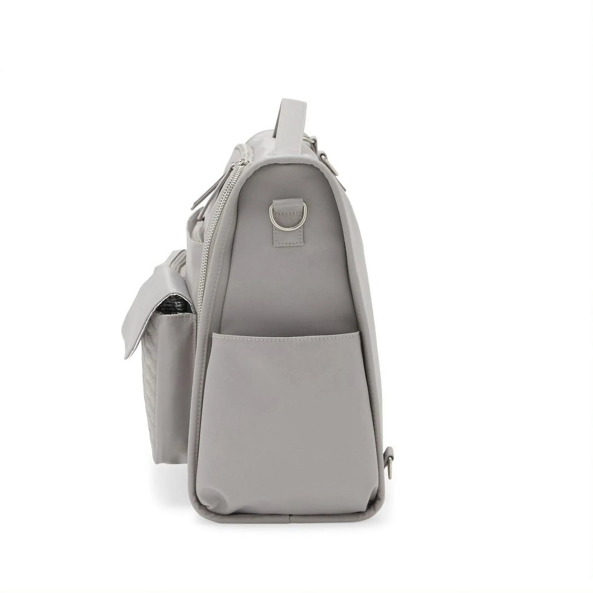 Nylon Convertible Diaper Bag Backpack, Gray